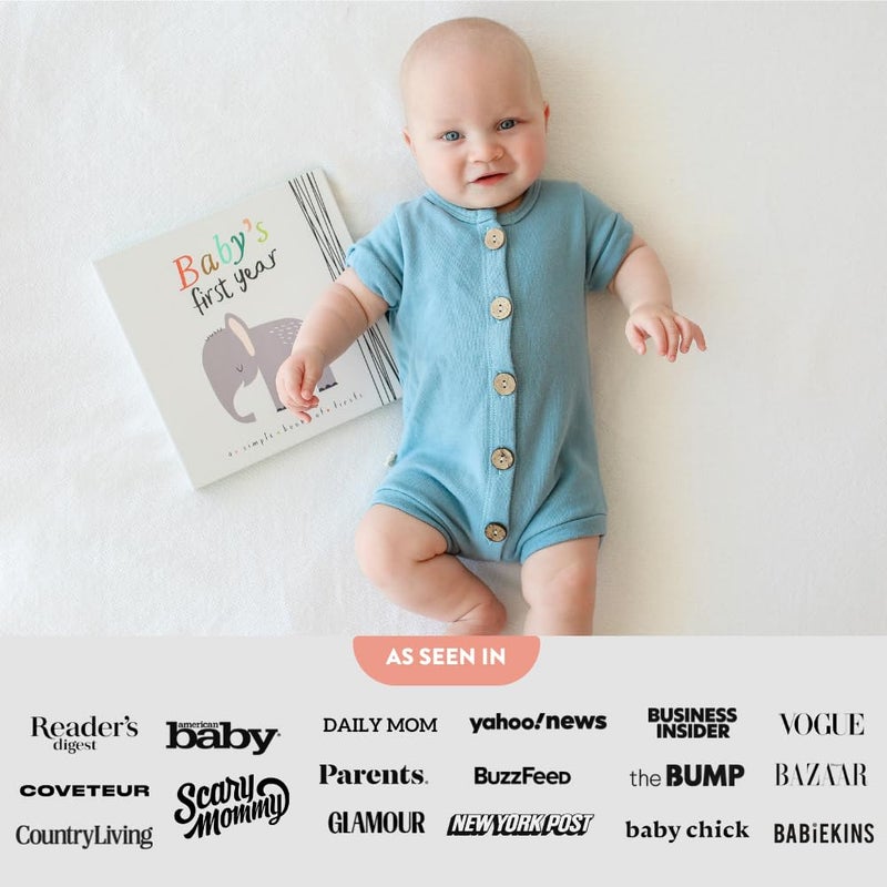 Lucy Darling Little Animal Baby Memory Book - First 5 Years Keepsake Journal & Photo Album for Baby Boy/Girl, Gender-Neutral Milestone Book, Thoughtful Gift for New Moms - Image 5